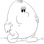 Cartoon Egg Character