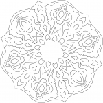 Snowflake with Candle