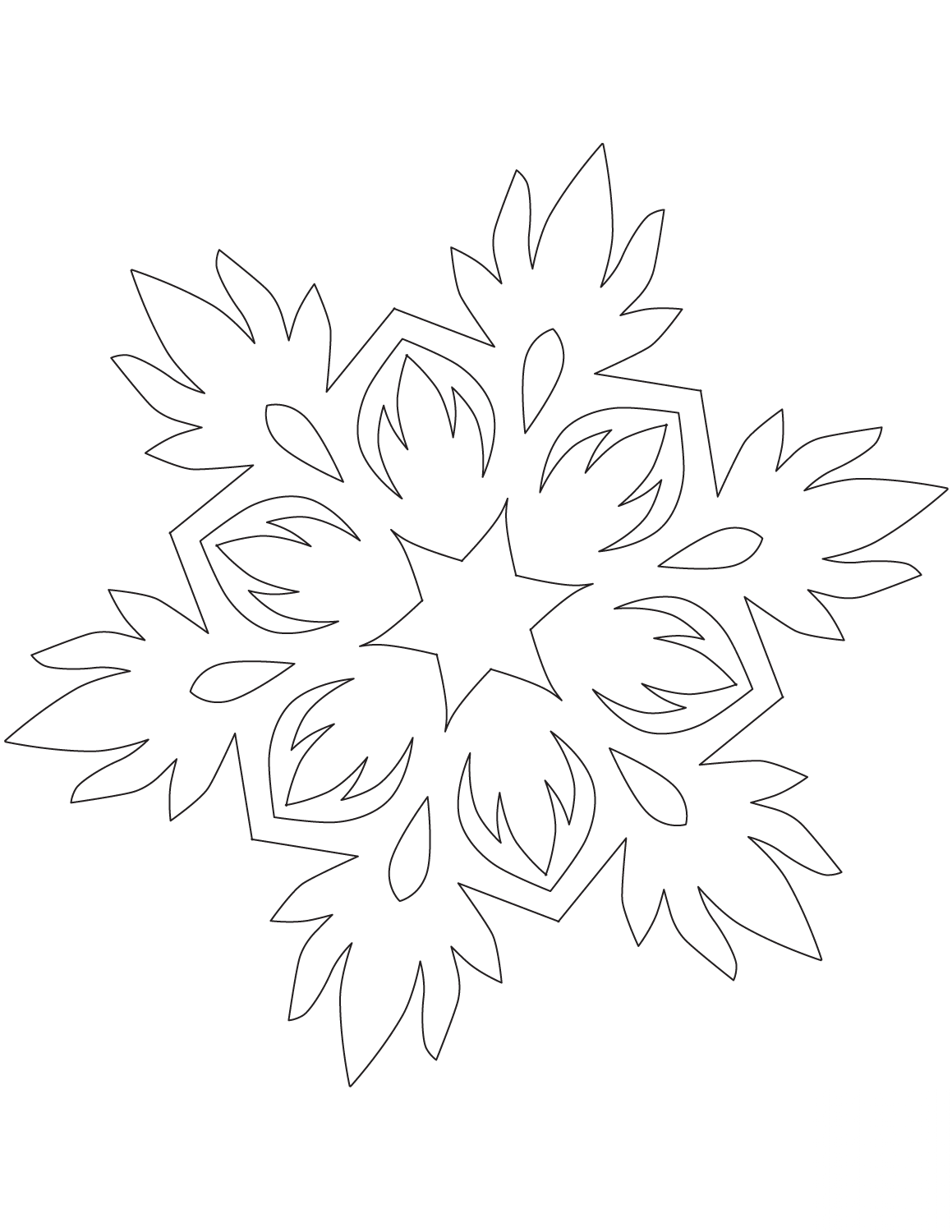 Fluffy Snowflake