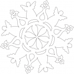 Snowflake with an Angel