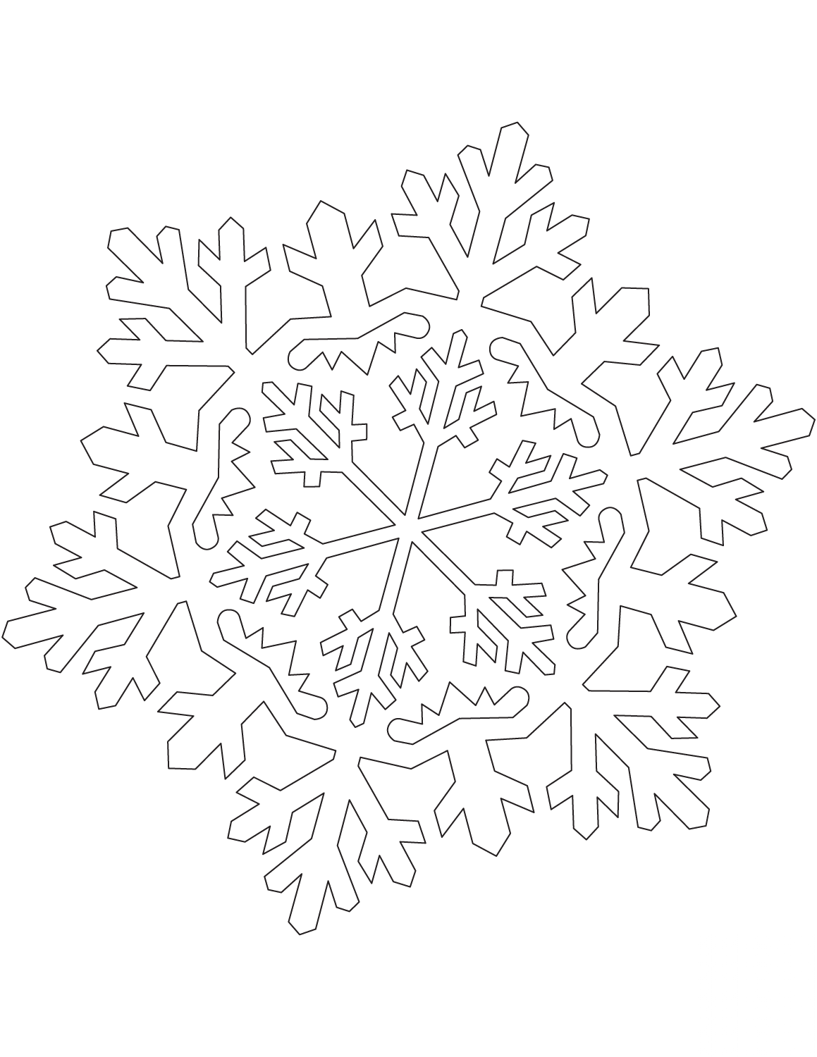 Snowflake in the Snowflake Ornament