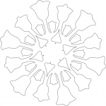 Snowflake Pattern with Bells