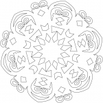 Snowflake with Christmas Presents