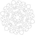 Snowflake with Round Dance Pattern