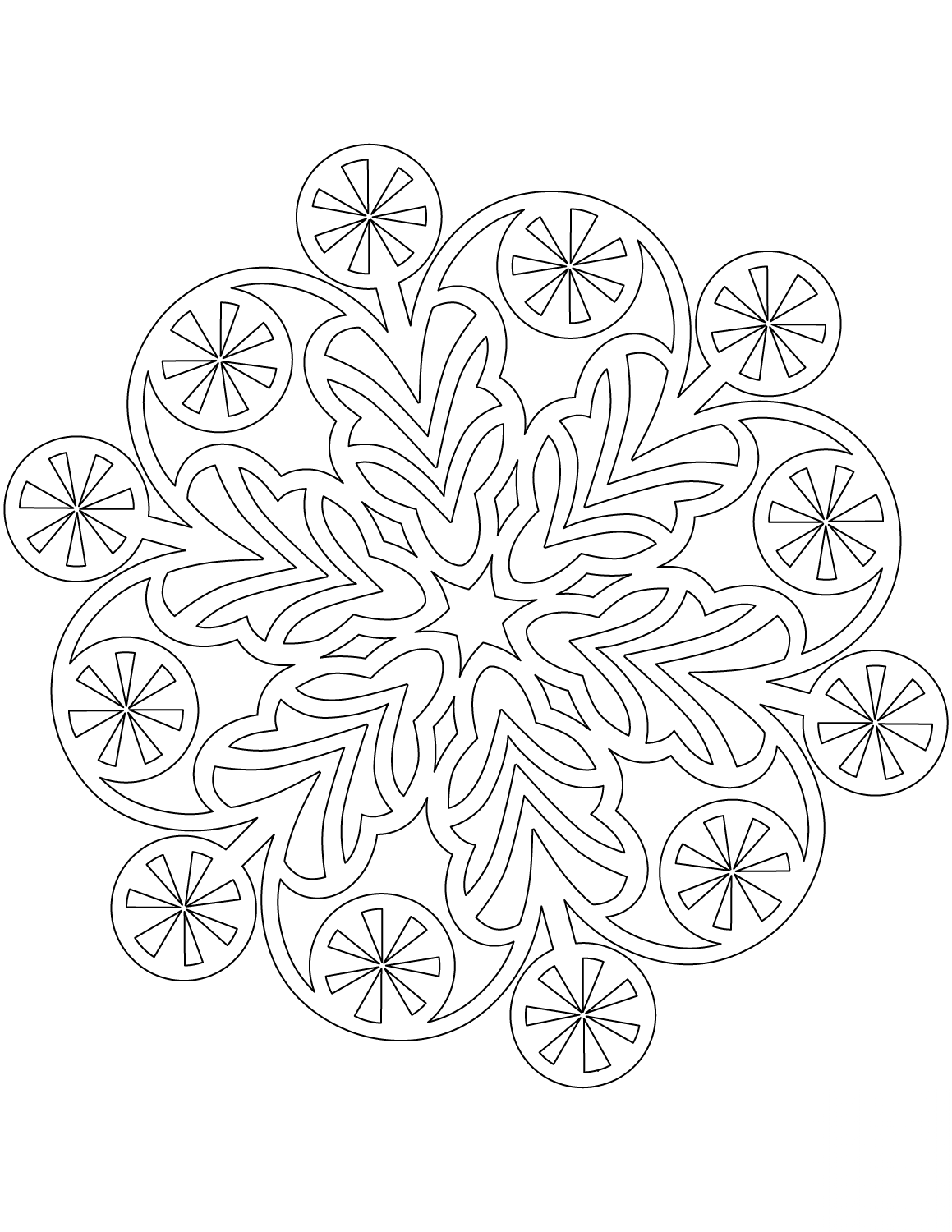 Snowflake with Lollipops