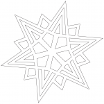 Spiky Pointed Snowflake