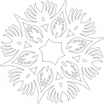 Snowflake with Wings