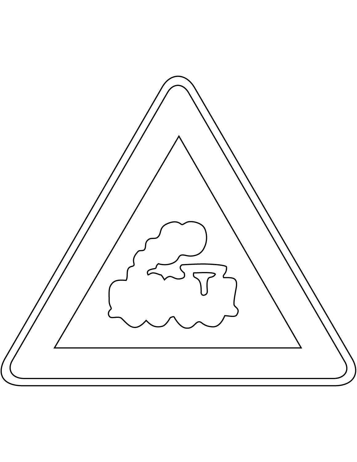 "Railway Crossing" Sign in South Korea