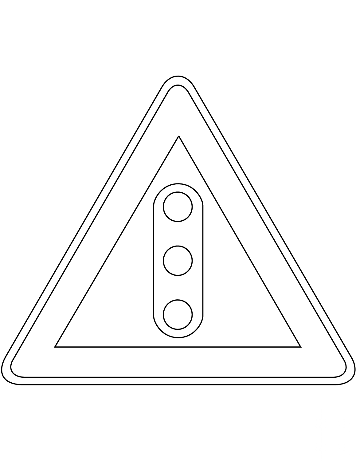 "Traffic Lights" Sign in South Korea