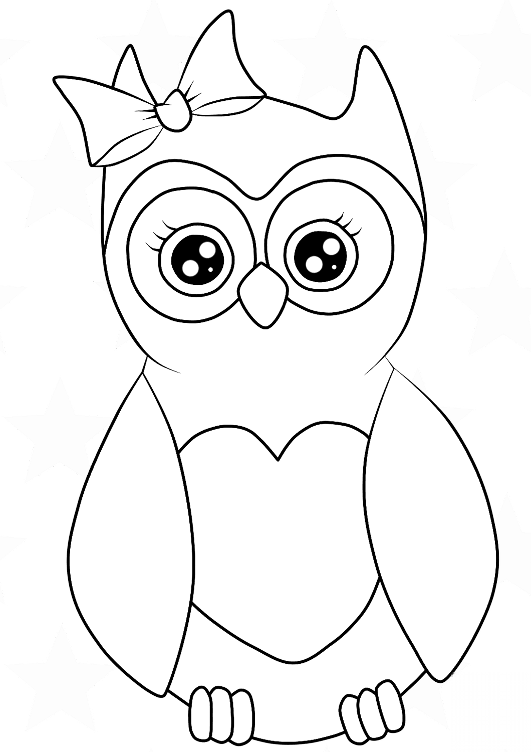 Cutest Cartoon Owl