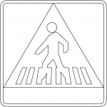 "Pedestrian Crossing" Sign in Spain