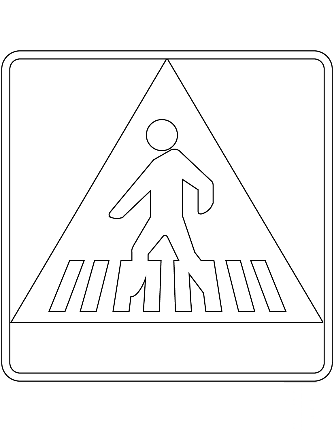 "Pedestrian Crossing" Sign in Spain