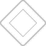 "Priority Road" Sign in Spain