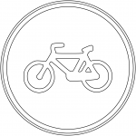 "Bicycles Only" Sign in Spain