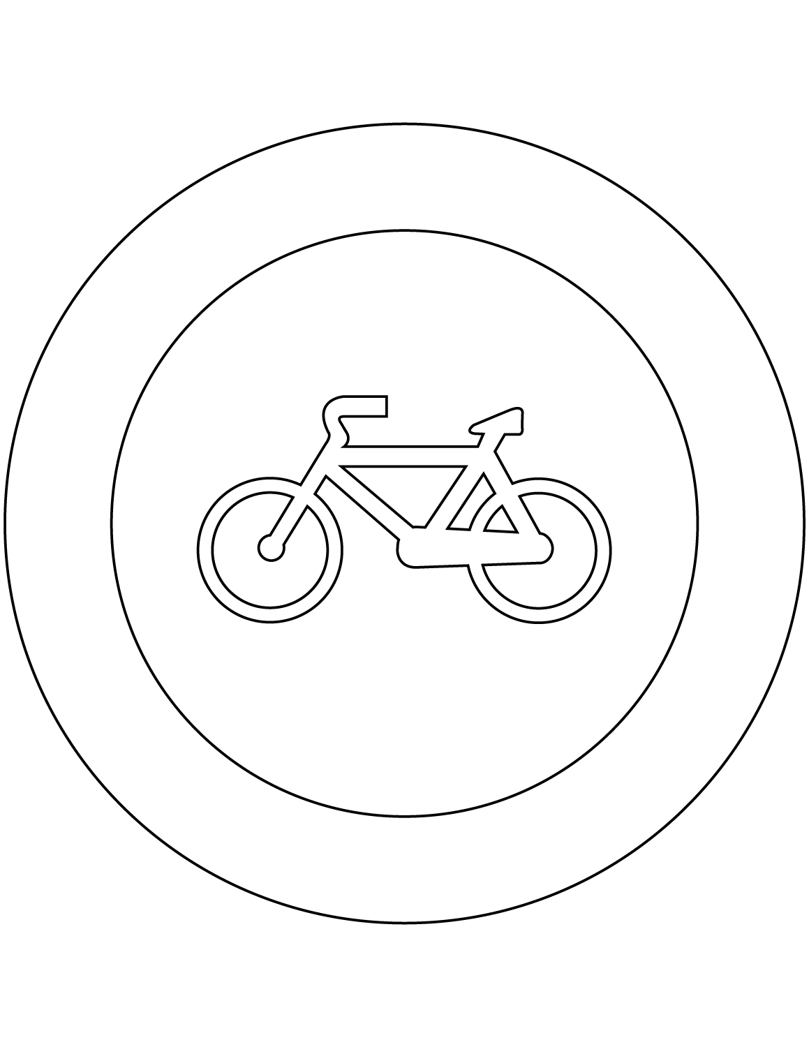 "No Bicycles" Sign in Spain