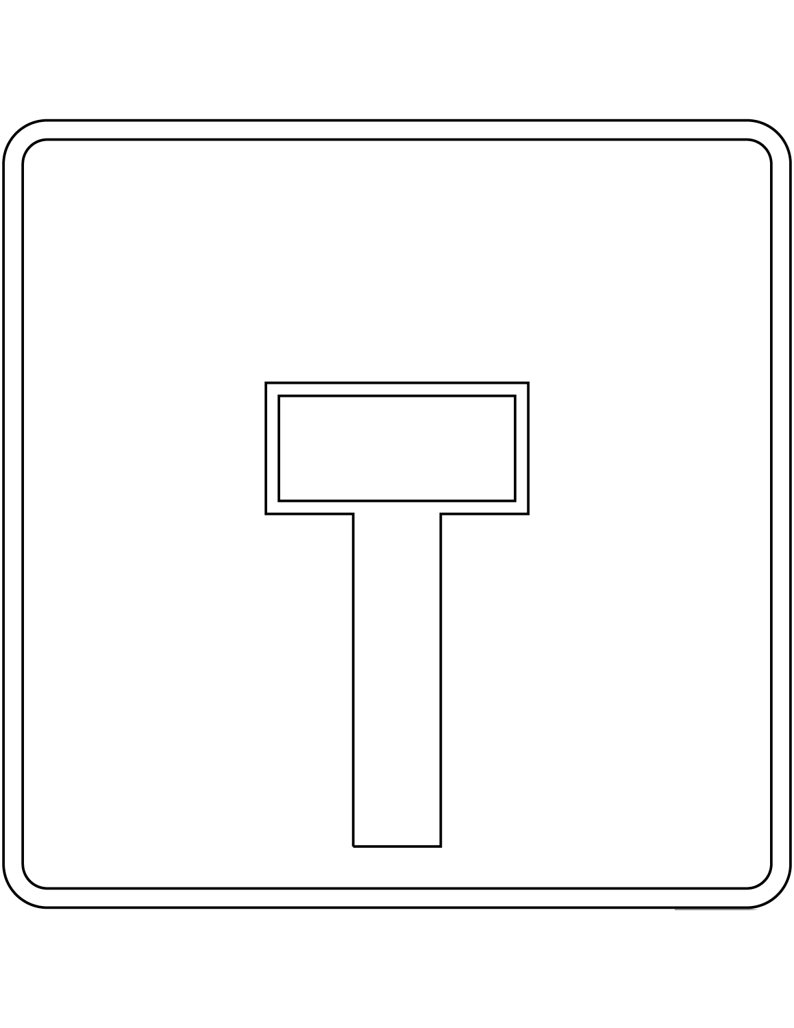 "No Through Road" Sign in Spain