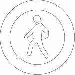 "No Pedestrians" Sign in Spain