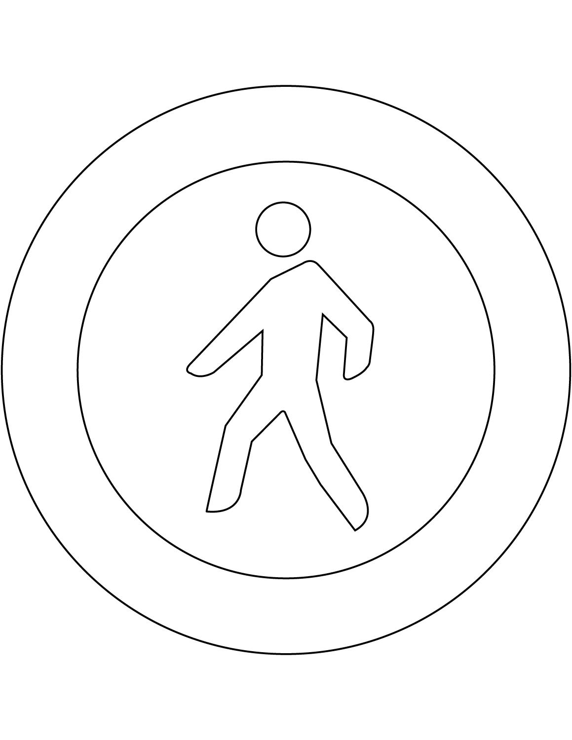 "No Pedestrians" Sign in Spain