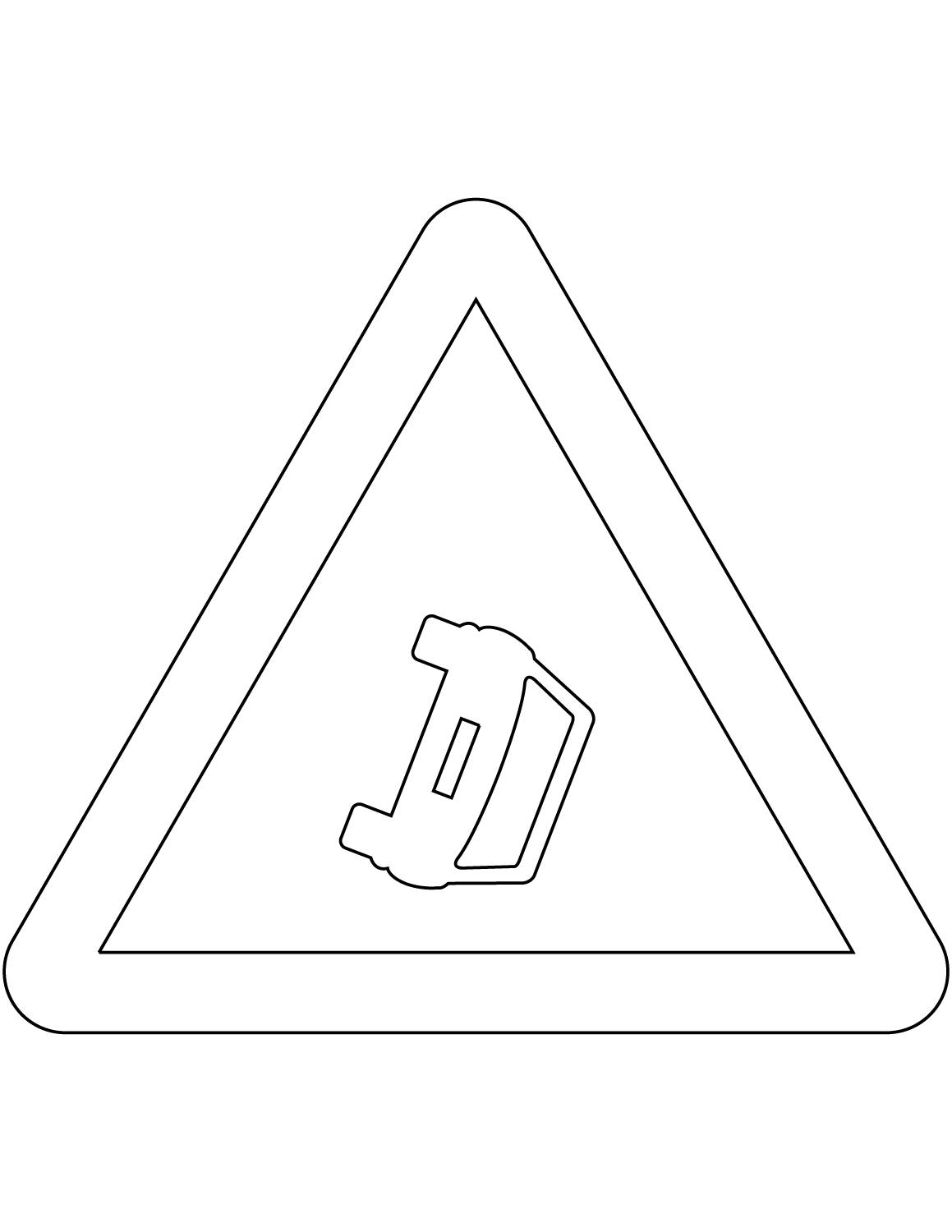 "Accident Area" Sign in Spain