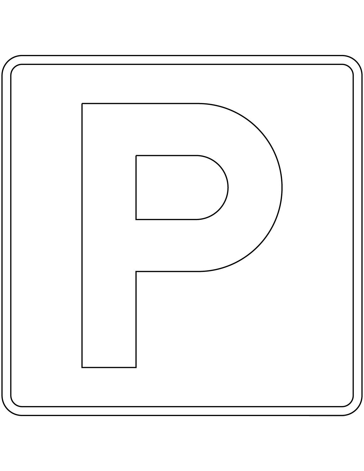 "Parking Place" Sign in Spain