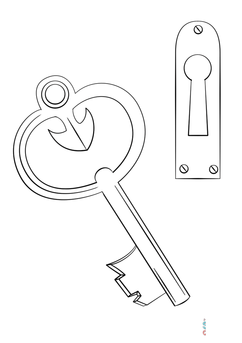 Door Key and Keyhole