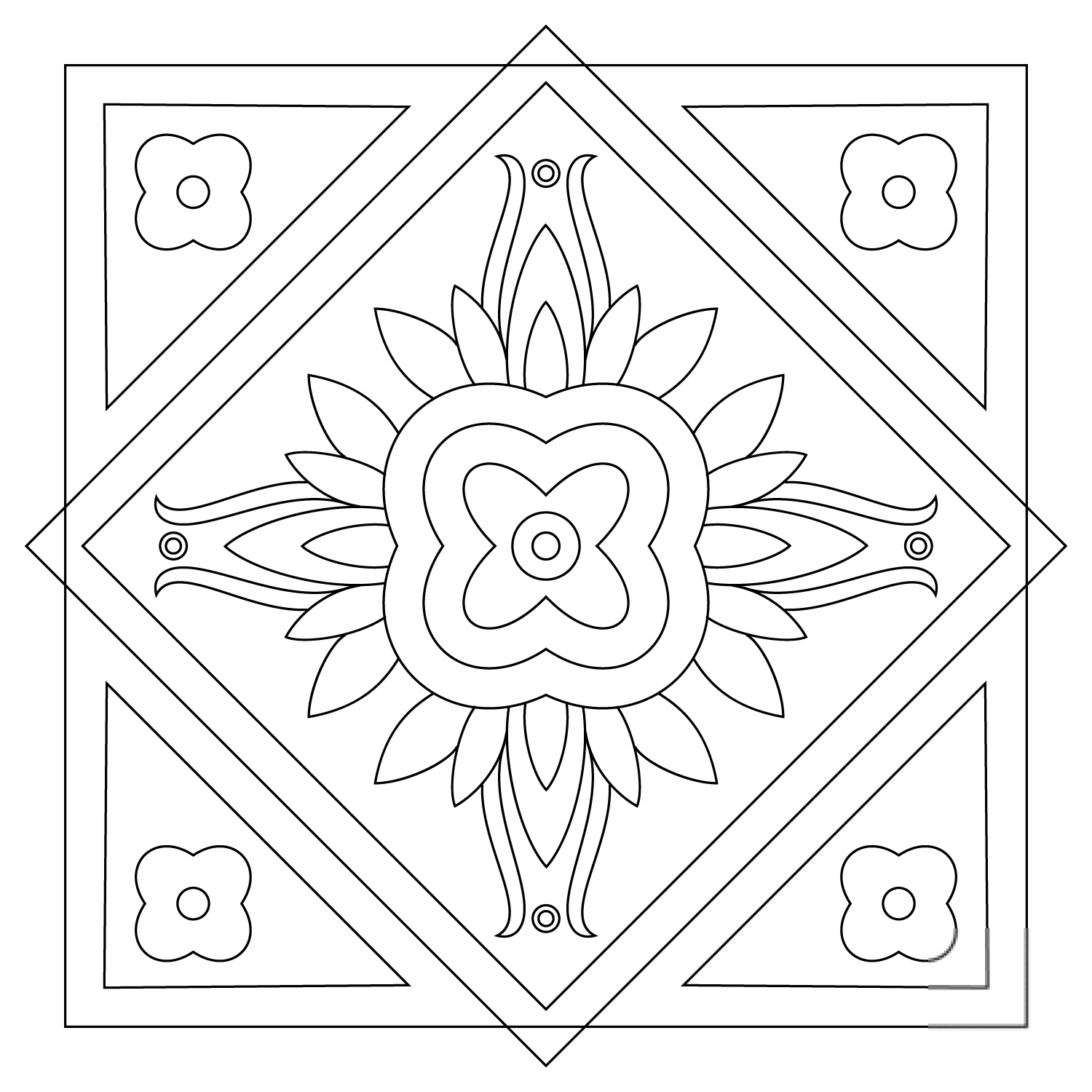 Square Mandala