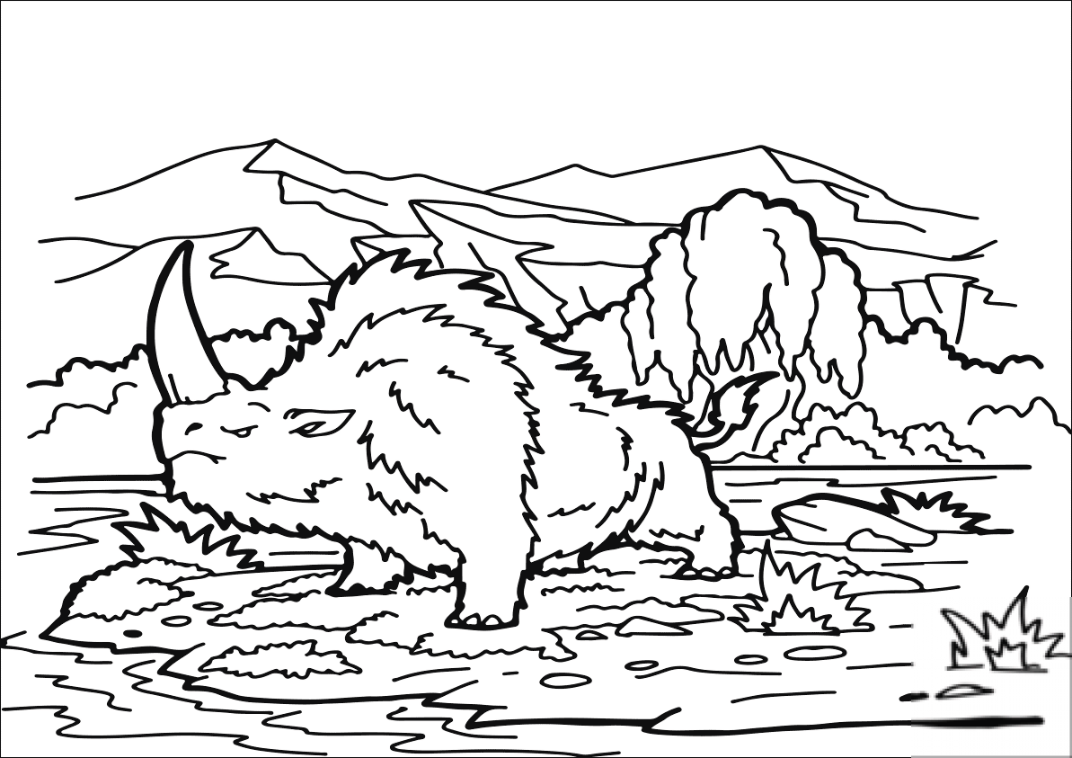 Elasmotherium or Siberian Unicorn