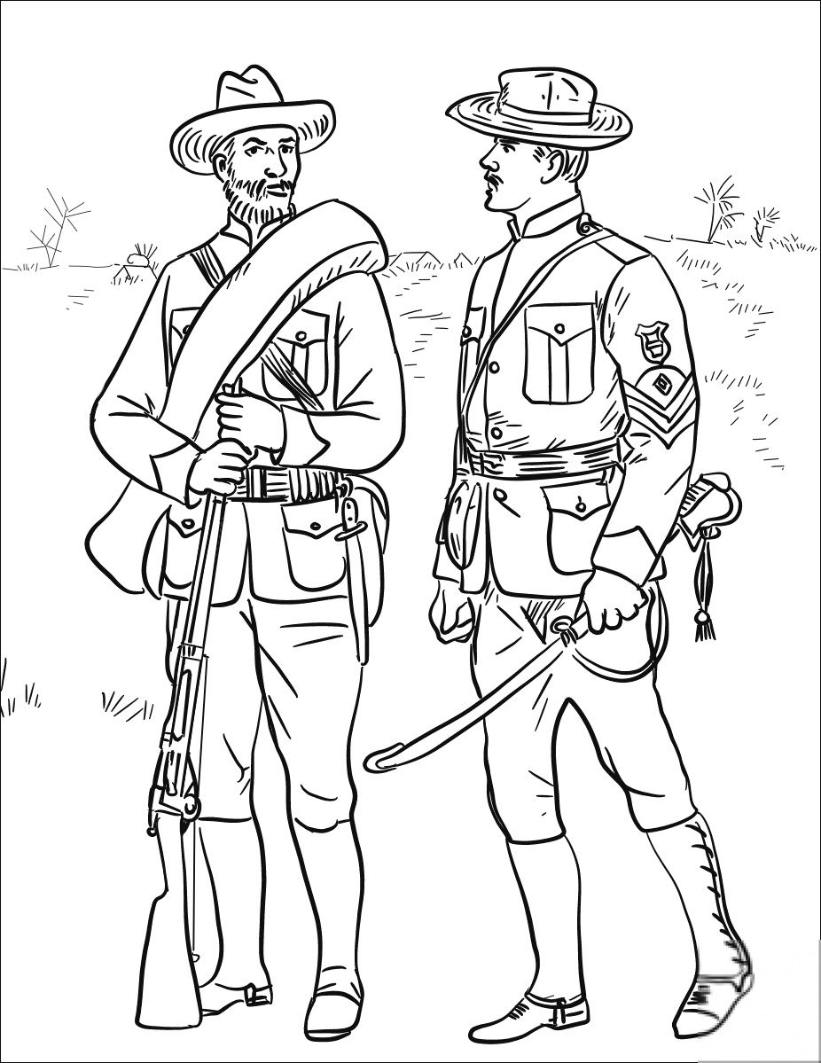 U.S. Soldiers in Spanish–American War