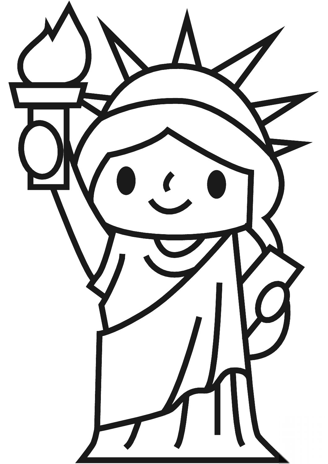Simple Statue of Liberty