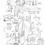 Ancient Egyptian Girl Dancing