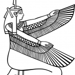 Maat,egipska bogini praw porządku,...