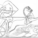 Ancient Egypt Battle Scene