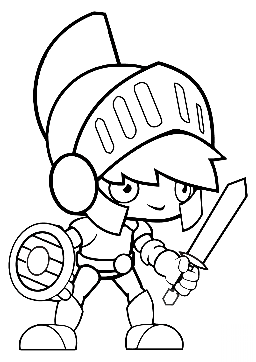Cartoon Roman Soldier