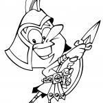 Cartoon Roman Legionary Soldier