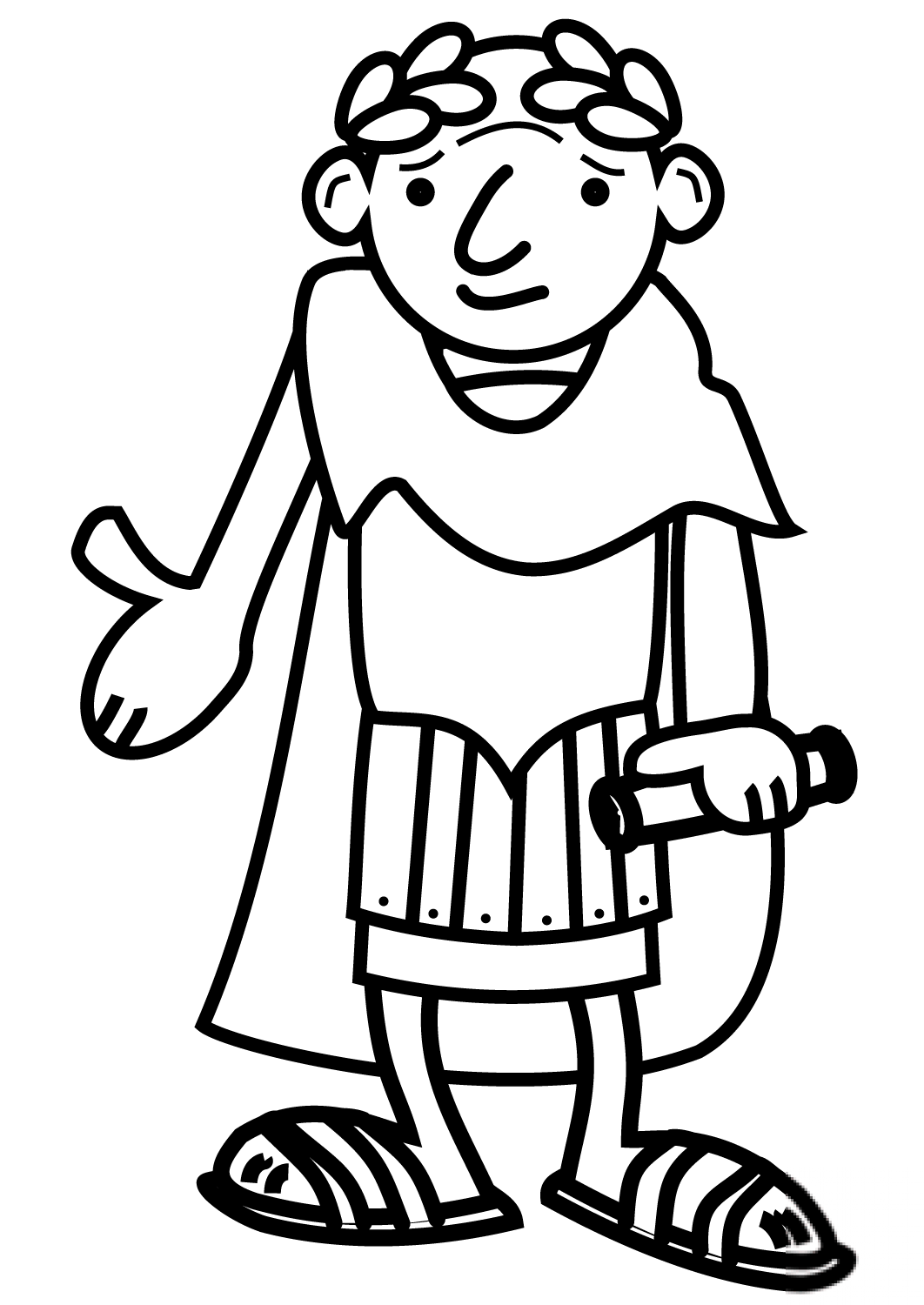 Cartoon Roman Emperor
