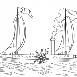 Robert Fulton's Steamboat Clermont