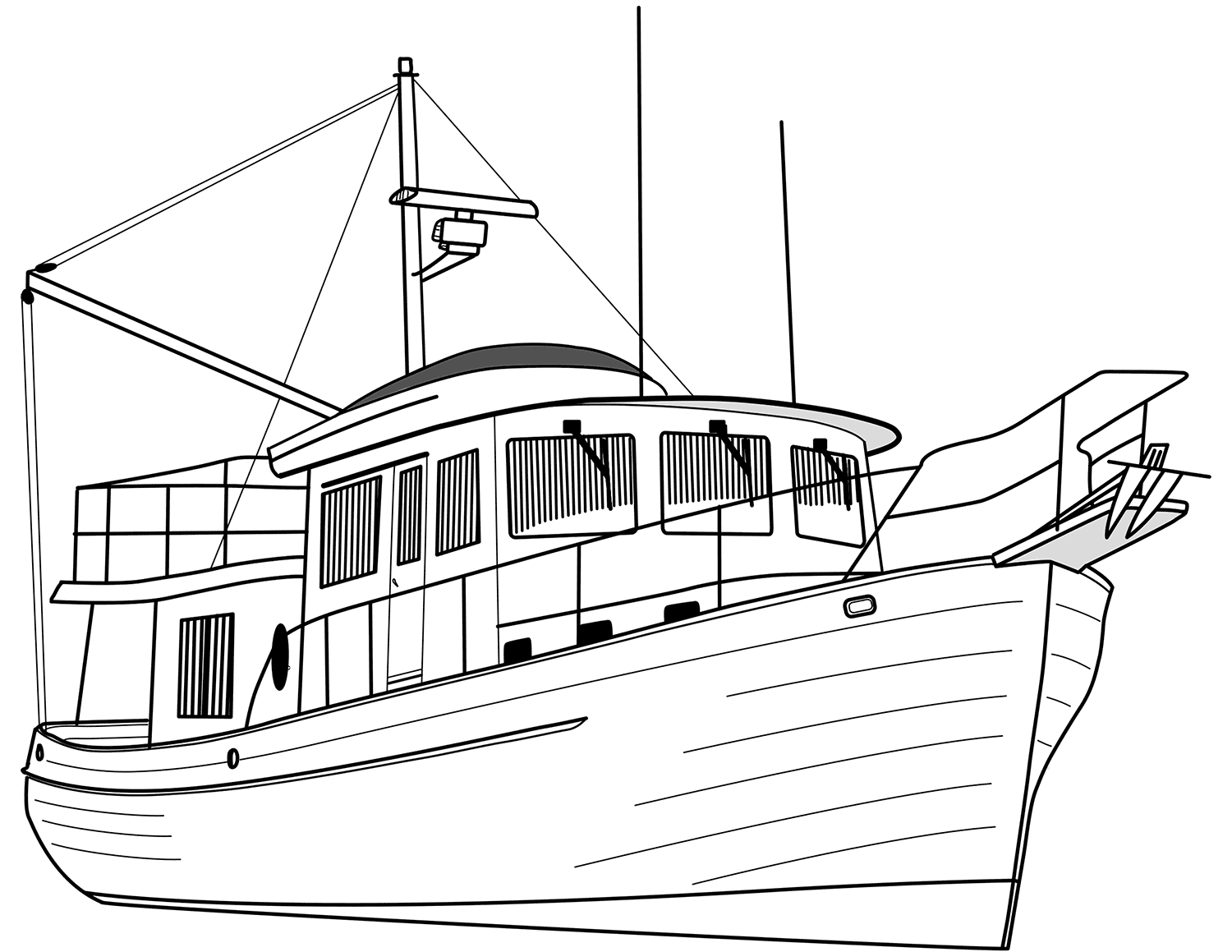 Trawler Yacht