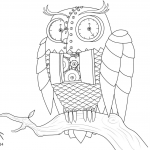 Sowa Steampunk zainspirowana przez...