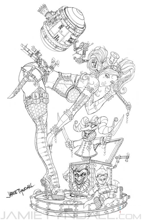 Harley Quinn z Steampunk