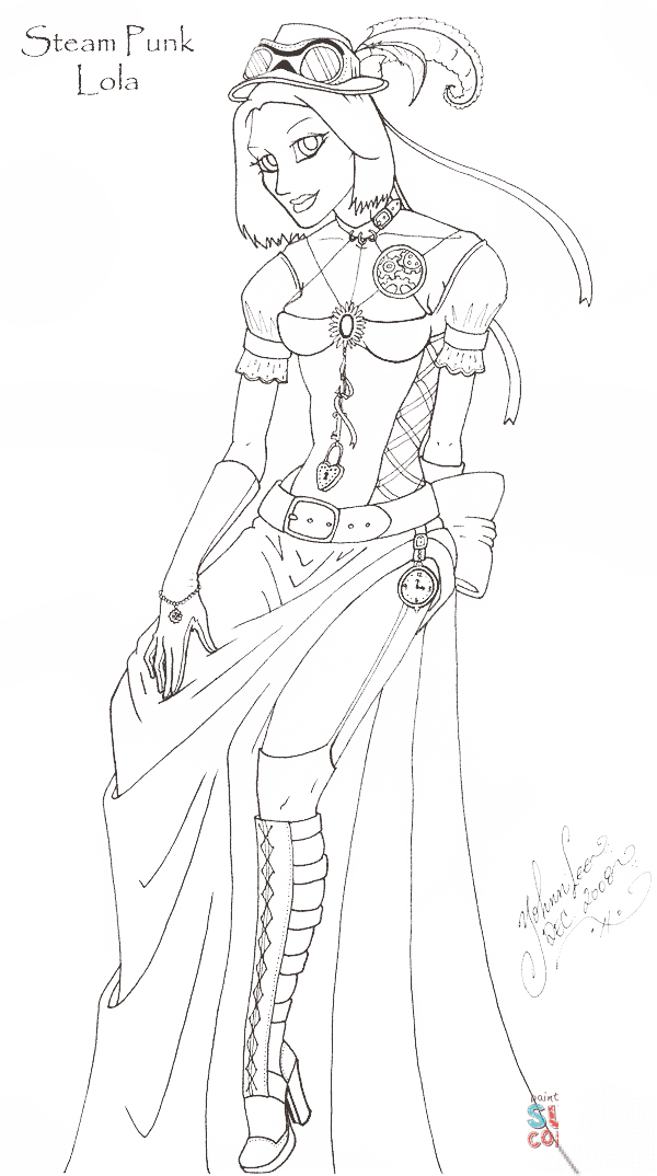 Punk lola ze Steampunk