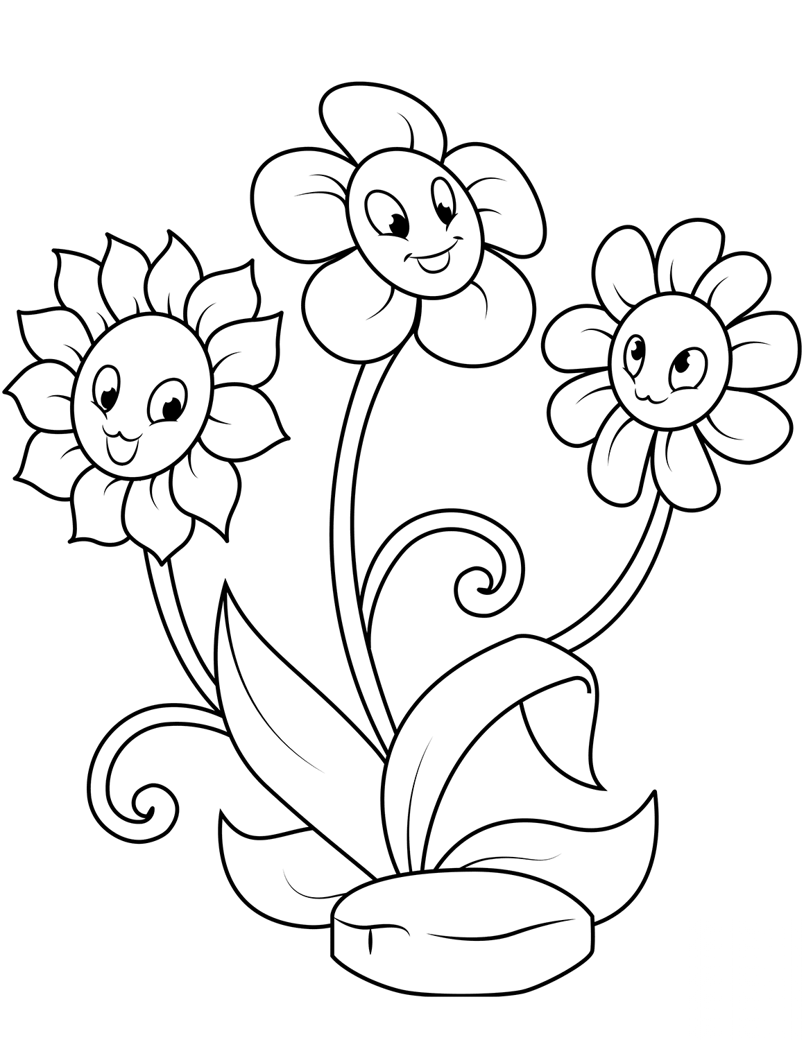 Cute Flower Characters