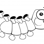 Cute Cartoon Centipede