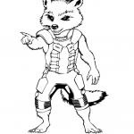 Rocket Raccoon from Guardians of...