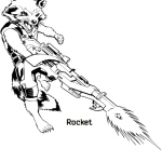 Rocket from Guardians of the Galaxy