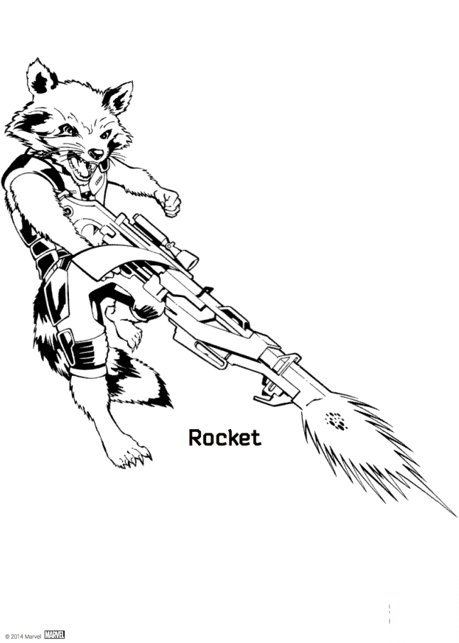 Rocket from Guardians of the Galaxy