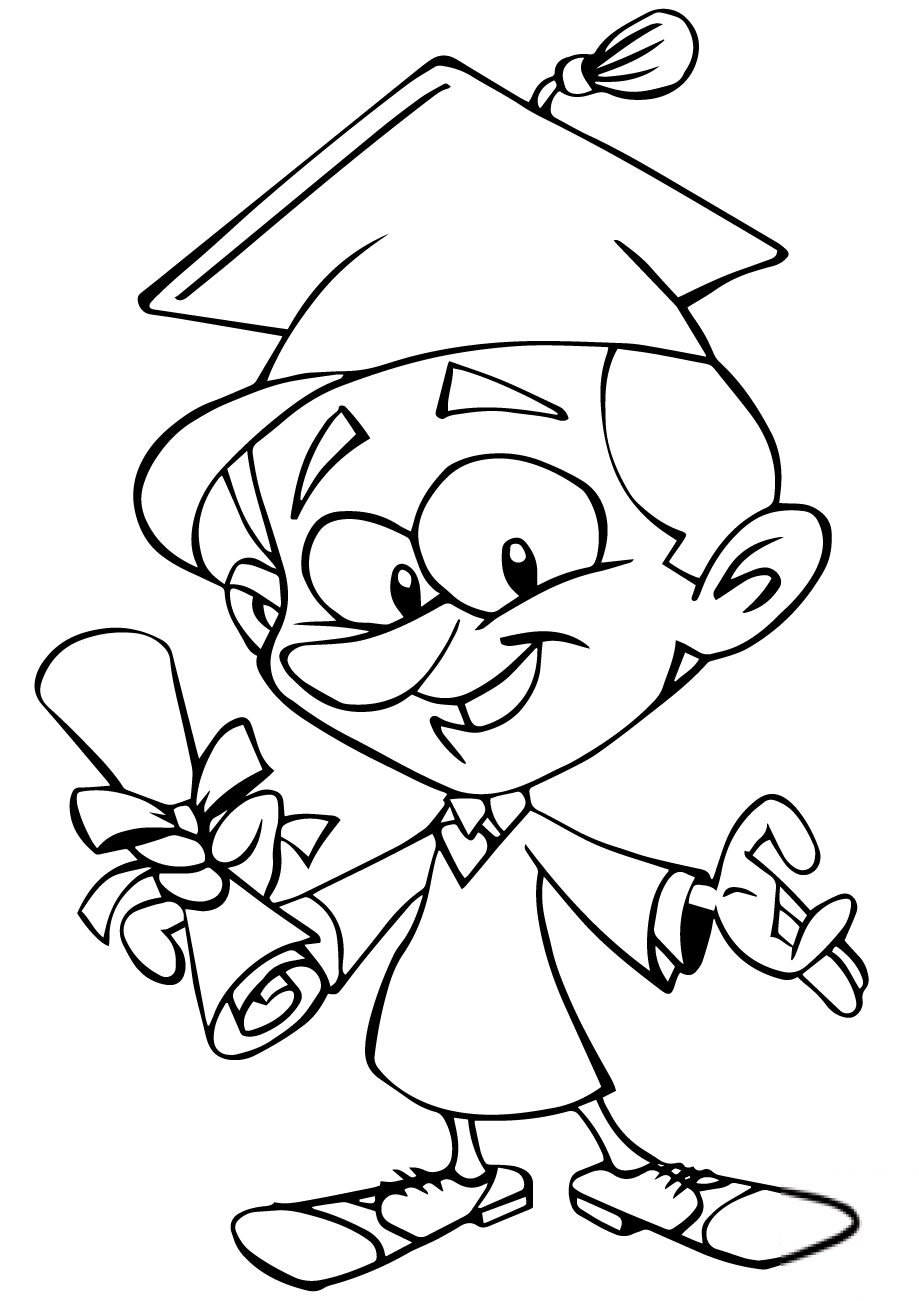 Graduating Cartoon Guy