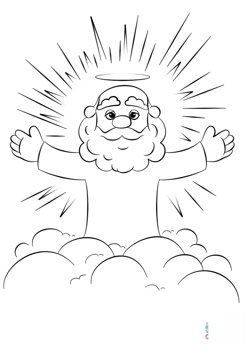 kolorowanka Stworzenie świata