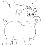 Cute Cartoon Pig