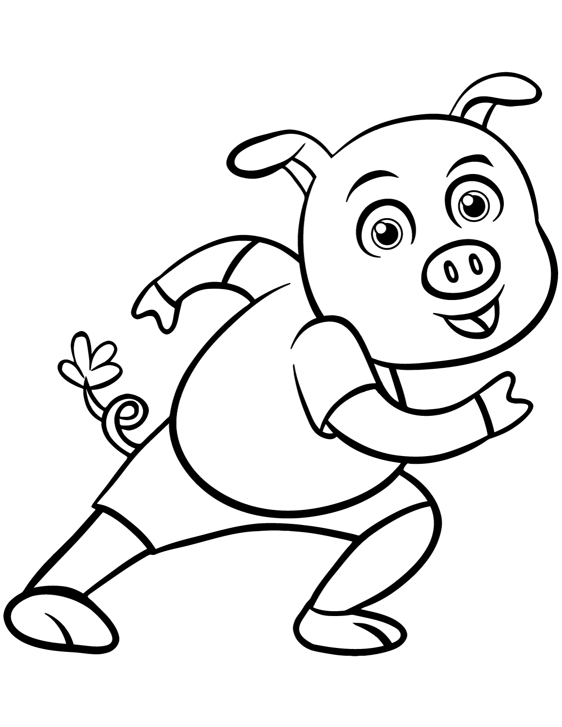 Cartoon Pig