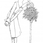 The Prince and a Beautiful Rose Tree